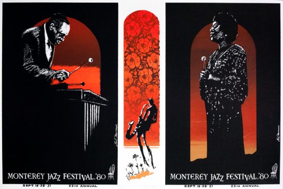 Lionel Hampton and Sarah Vaughan at 1980 Monterey Jazz Festival