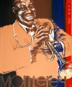 Louis Armstrong Poster for 2000 Monterey Jazz Festival