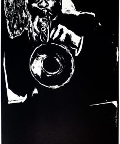 Man Playing Trumpet at 1965 Monterey Jazz Festival