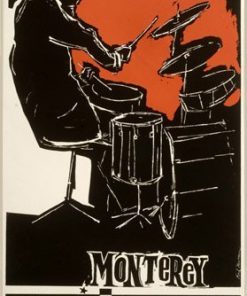 Poster of Shelly Manne Drummer at Monterey Jazz Festival